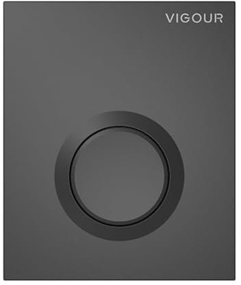 VIGOUR Urinal-Betätigungsplatte DON Kunststoff matt-schwarz | V1DONUSWM