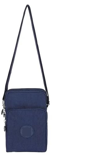 YXINAER Handytasche for Damen, Aufbewahrungstaschen den täglichen Bedarf, Umhängetaschen aus Nylon, Schultertaschen Handy Umhängetasche(Dark blue)