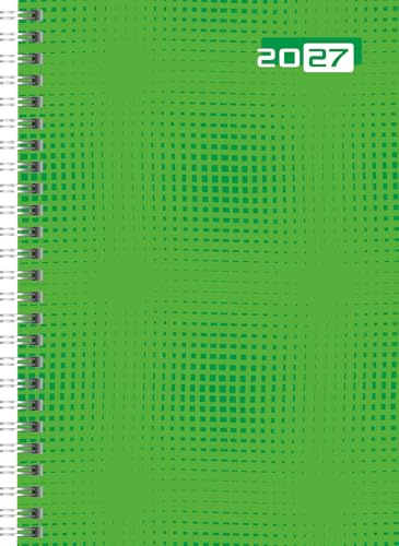 rido/idé 7021007017 Buchkalender Mod. futura 2 2027 A5, Papier, grün