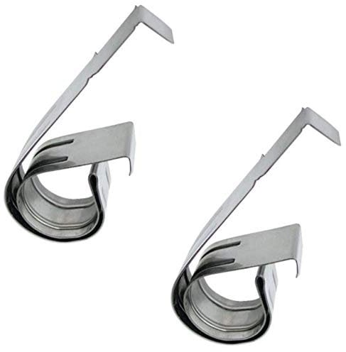 Clip de Resorte de Zócalo Fácil para Muebles de Piso/Cocina/Baño/Recipiente, 15mm a 22mm, Paquete de 2
