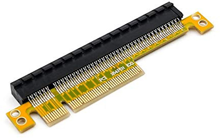 cablecc PCI-E Express 8X bis 16x Extender Converter Riser-Kartenadapter Stecker-Buchse-Verlängerungsadapter