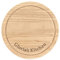 Personalised Wooden Chopping Cheese Board Round 25cm Custom Name Kitchen Bottom