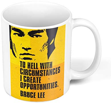 Tasse Bruce Lee Inspirierende Zitate Create Opportunities