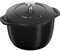 Staub Marmite à riz « La cocotte de GOHAN noire L 20 cm » Cuiseur à riz 3 combustibles en fonte Compatible avec IH [Produit officiel du Japon avec numéro de série] La cocotte