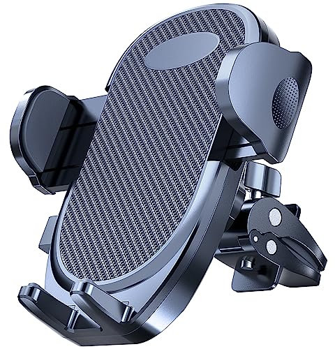 Giftorld Support de téléphone pour grille d'aération de voiture, clip d'aération ultra stable, compatible avec toutes les séries d'iPhone, et autres téléphones portables de 4 à 7 pouces.