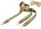 BomGuard Herren Hosenträger Brapu 2,5 cm + Fliege,beige