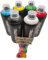 PROGAL COLORS MTN Hardcore 2 - Juego de 6 pinturas en aerosol para graffiti Mural Street Art (400 ml, 6 boquillas de repuesto)