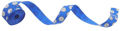 KICHOUSE 1 Rolle Volleyballband rippengürtel dekobänder Jubelschleifen-Band Sportballband dekoratives Verpackungsband Geschenkband Handbuch Tinte Lanyard Gerippter Gürtel schmücken