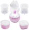 3pezzi Stampi per Resina Epossidica Stampi in Silicone per Gesso Stampo per Barattoli di Candele