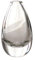 YUEKOPOU Glasvase, Ornamente, Wassertropfen, kreativ, modern, einfach, bunt, kleine Ornamente, Café, Teehaus, Desktop-Dekoration, Hydrokultur(Transparent)