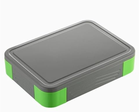Litimkat Brotdose Kinder mit Fächern,1330 ml auslaufsichere Lunchbox, geeignet für Schule,Picknick,Reise-Lunchbox,geeignet für Erwachsene, Mädchen & Jungen, mikrowellen-/spülmaschinenfest (Gray)