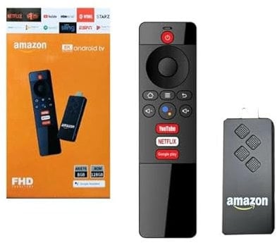Tv Stick Android 8K 8 Go Ram 128 Go Rom Télécommande Contrôle vocal, HDMI Streaming Ultra HD