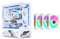 Case Da Gioco, Case Da Gioco For PC Mid-tower ATX/M-ATX/ITX - Porta USB 3.0 I/O Frontale - Pannello In Vetro Temperato - Dotato Di Pannello Di Visualizzazione Della Temperatura E Ventola ARGB(White,6