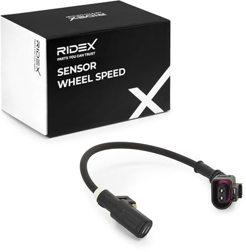 RIDEX ABS-Sensor 412W0032 Hinterachse beidseitig Sensorart: Induktivsensor Sensorart: passiver Sensor Anzahl der Steckkontakte: 2 250mm Kompatibel mit VW Golf 4 Schrägheck 1J1 Golf 4 Variant 1J5, AUDI