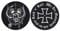 Motorhead 'Warpig Eisernes Kreuz (in' Plattenspieler Slipmat Set (