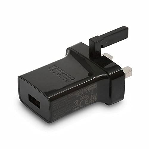 Alcatel UC11UK Mains Charger - Fast Charging - CE Certified - Micro USB Cable Included - Genuine Alcatel Charger