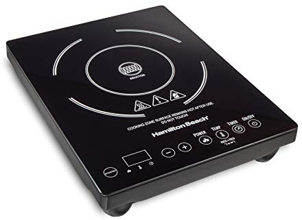 Hamilton Beach Portable Single Induction Cooktop With Fast Heating Mode