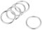 sourcing map 5Stk. O Ring Schnalle Kreisring für Hardware Tasche Kunst DIY 1(25mm) silbern