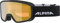 ALPINA SCARABEO S Q-LITE - Verspiegelte, Kontrastverstärkende OTG Skibrille Mit 100% UV-Schutz Für Erwachsene, black, One Size