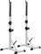 HOMCOM Weights Bar Barbell Rack Squat Stand Adjustable Portable Weight Lifting Max Load 200kg, Suitable For Home Gym Training Work Out