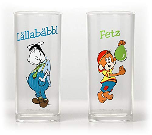 Äffle und Pferdle Trinkgläser 2er Set Lellabäbbl, Fetz