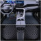 Muchkey Auto Fußmatten Leder Bodenmatte für BMW X5 2000-2024 Allwetter Fussmatten Set Zubehör Fußmatte Schwarz Blau