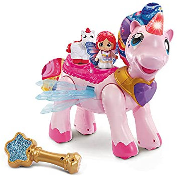 VTech – Tut Tut Copains - Cléophée, Ma Licorne Enchantée, Licorne Jouet – 1/5 Ans - Version FR Multicolore 542005
