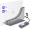 Ascrono Pacchetto Hub Docking Station Vertical Compatibile con Apple MacBook Air 13 2018-2020 incl. M1 | Include Adattatori per Monitor HDMI a Doppia Risoluzione 4K