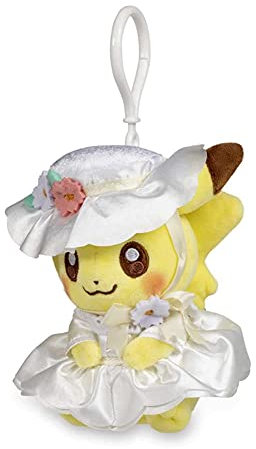 Pokemon Center: Pikachu Happy Spring Plush Key Chain