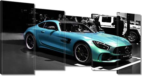 Mercedes AMG Nr. H2818M_PC5CB Wandbild auf Leinwand, 150 x 80 cm