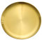 Dtoterul Goldenes 26cm Rundes Serviertablett - Dekotablett mit Organizer für Aufbewahrung & Dekoration