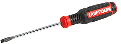 CRAFTSMAN Screwdriver, Slotted, Bi-Material, 3/16 X 4 Inch (CMHT65061N)