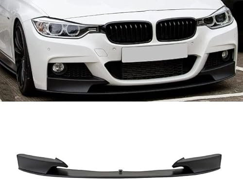 DM Autoteile 3-1552 Frontspoiler Lippe Sport-Performance Schwarz Matt kompatibel für BMW 3er F30 F31 mit M-Paket