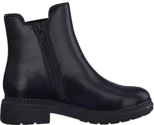 Jana Damen Chelsea Boots Winter mit Reißverschluss Weite H Mehrweite