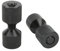 Two Hole Flange Alignment Pin, 2Pcs Aluminum Flange Two-Hole Pin Flange Locating Pin Rustproof Two Hole Pin Set Aluminum Two Hole Alignment Pins Set, for Large Machinery