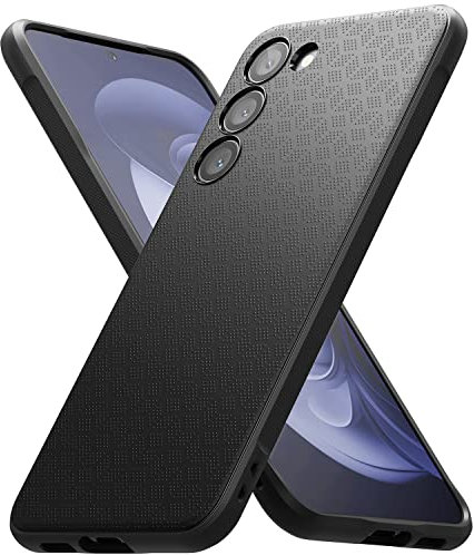 Ringke Onyx [Fester Griff] Kompatibel mit Samsung Galaxy S23 Plus Hülle, rutschfeste Anti-Fingerabdruck Stoßfeste Kratzfeste TPU Schutzhülle - Black