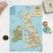 1987 Map of United Kingdom | British Isles Map | 1000 Piece Jigsaw Puzzle for Adults