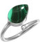 Grün Natürlich Malachit Vintage Adjustable Toe Ring, Women's Sterling Silber Edelstein Feet Body Schmuck for Gift (98803_MAL_T)