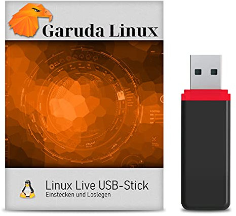 Linux Garuda mit 64 Bit auf 32 GB USB 3.0 Stick - USB Live Stick - bootfähig