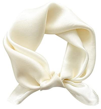ACMEDE Damenschal 100% Seide Schal Unifarben Damen Halstücher Business Schal Seidentuch Seide Leicht Seidenschal Bandana Halstuch Kopftuch Elegante Schal Tuch Geschenk für Frauen,53 * 53cm