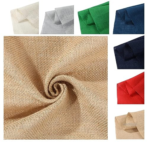 Hessisches Stoffpolstermaterial Natürlicher Jute-Sackleinen-Gartensack, 162 cm, 60 breit. Breiteste auf dem Markt erhältliche Breite. Neotrims UK. [Grey, 2 meters]
