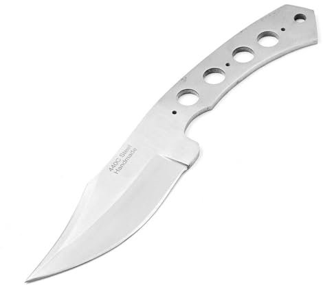 MAQSON Hochwertige 440C Stahl Jagd Messerklinge | Rohling | 58-60 HRC 4171