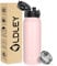 OLDLEY Bouteille d'eau Acier Inoxydable 600ml Bouteille Isotherme à Double Paroi pour Garder les Boissons Chaudes et Froides Sans BPA Bouteille d'eau Isolée Métal pour Sport Travail(Rose)