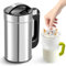 Moongiantgo Nut Milk Maker Machine 1L, 7-in-1 Soy Milk Maker with Recipe, Suitable for Soybean Milk, Almond Milk, Vegan Milk, Oat Milk, Plant Based Milk, Porridge, Paste, Juice, Self-Cleaning, 220V