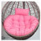 Yahbrra Kissen für Hängesessel Outdoor, Hängekorb Kissen, Ersatzpolster für Hängesessel, Sitzkissen Polster für Hängesessel (Color : Pink, Size : 125size (Diameter: 115cm))