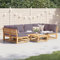 Festnight Balkon Lounge Klein Ecklounge Gartenlounge Outdoor Holz Balkonmöbel Kleiner Balkon Sofa Gartensofa U Form Ecksofa Lounge Sofa Outdoor Garten Loungemöbel Terrasse Gartenmöbel Set