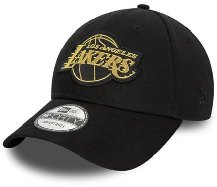 New Era Los Angeles Lakers Fankappe Gold schwarz Teamlogo NBA Cap verstellbar Basketball - One-Size