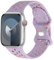 Astorgos Correa Compatible Apple Watch Ultra/Ultra2 49mm/Serie 10/9/8/7/6/5/4/3/2/1/SE 42/44/45/46mm,Copos de Colores Pulseras reloj Silicona Reciclada Recambio Transpirable Mujer Hombre,Morado