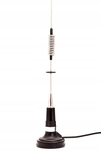 27 MHz CB Radio Antenna, 30 W Power, 700 mm Length, 4 m RG58 Cable, Magnetic Base 78 mm Diameter