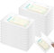 Sibosen 18 Pcs Clear Flat Breast Milk Freezer Storage Organizer Space Saving Breastmilk Storage Breastmilk Freezer Tray Breastfeeding Bag Organization 19 x 13 x 1.7 cm